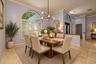 staged dining room