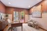 Virtually staged small den/office