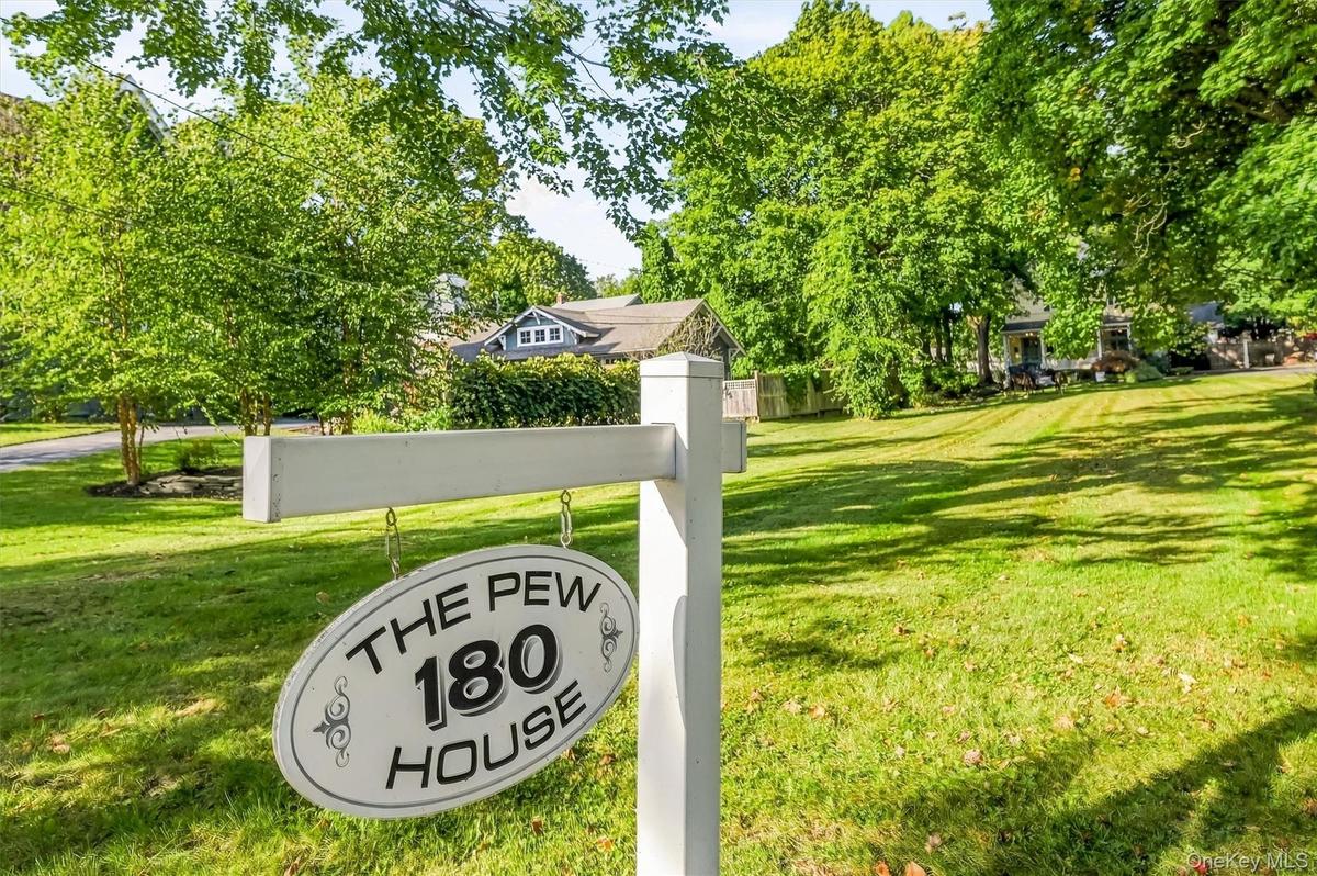 “The Pew House” a unique Goshen home with ties to local history, featuring repurposed pews from the 1813 meeting house incorporated into the home.