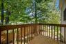 overlooking back of townhome...