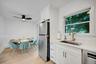 Opens to dining area...