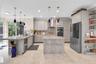 Beautiful open kitchen with ample storage and functional design
