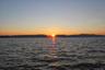 Incredible sunsets on the Hudson River, a sight you will never get tired of seeing.