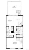 Unit 2 - Main-level floor plan. Room dimensions are approximate.