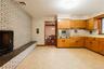 Kitchen with fireplace