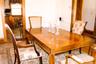 Formal Dining Room with Hardwood flooring, and wood trim accents