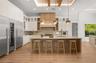 Virtually staged luxury chef’s kitchen—thoughtfully designed to impress
