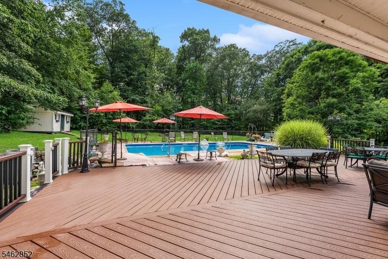 deck and pool