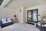 Stunning new glass double door front entry~