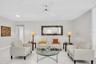 Spacious front living room & neutral colors throughout the home~