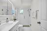 Beautiful en-suite renovation with a glass enclosed walk-in shower~