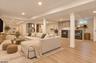 Basement virtually staged