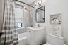 Renovated Full Bathroom has a bathtub