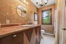 Large full bathroom w/shower and laundry area