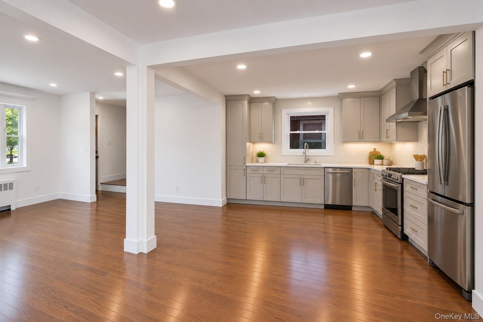 rendering of second kitchen. For example purposes.