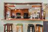 Open kitchen w/breakfast bar