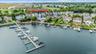 Aerial of water view to back of house