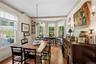 Dining room with bay window