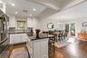 view of kitchen and dining room