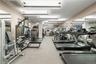 Workout area with cooling unit