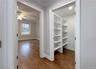 Spacious hall storage closet!