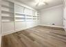 Entry level bedroom/office with closet.