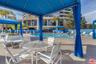 Outdoor lounge area