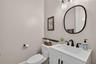 Powder Room off the Kitchen
