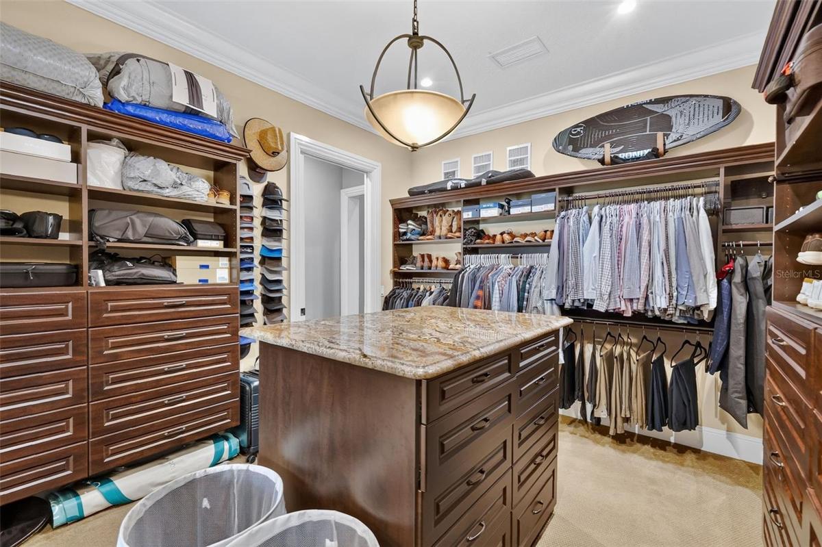 Primary walk-in closet