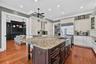 Kitchen with Island and wet bar