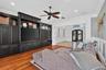 Living Room with Built In Cabinetry