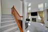 Stairs and view of den