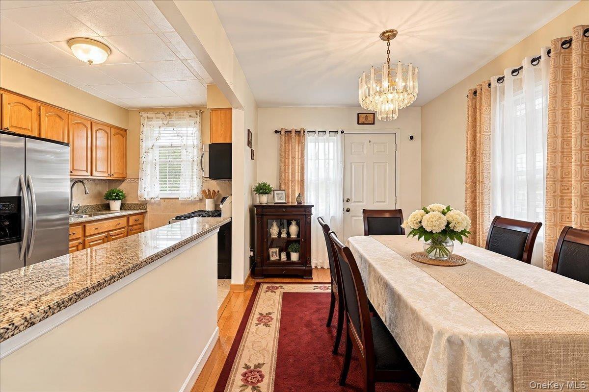 Kitchen and dining room