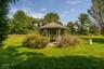 Gazebo in backyard