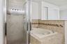 Primary bedroom shower/garden tub