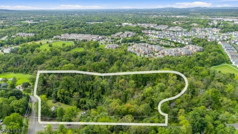 Aerial View of the 9.92 Acres