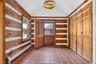 Mudroom with ample closets.