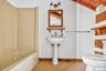 Full bathroom # 2 in main residence.  Upper level servicing two upstairs bedrooms.