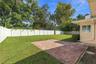 Your backyard has excellent privacy and offers plenty of space to make it your own.