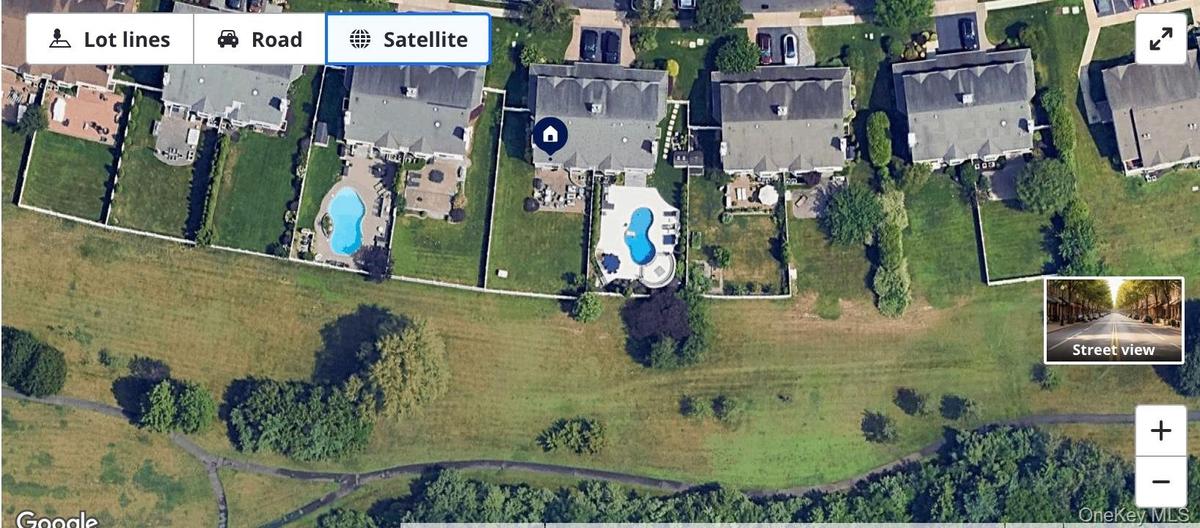 Lot noted by house icon