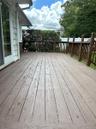 Deck from kitchen sliders