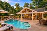Virtual pool deck area