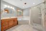 jacuzzi tub, walk-in shower