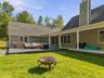 back porch, hot tub sitting area, fire pit