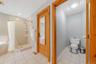 walk-in closet and separate "throne" room!