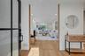 Abundant natural light brightens the house throughout the day.
