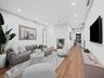 Living area with neutral decor