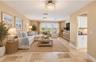 Virtually staged Living room