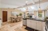 Virtually staged kitchen area