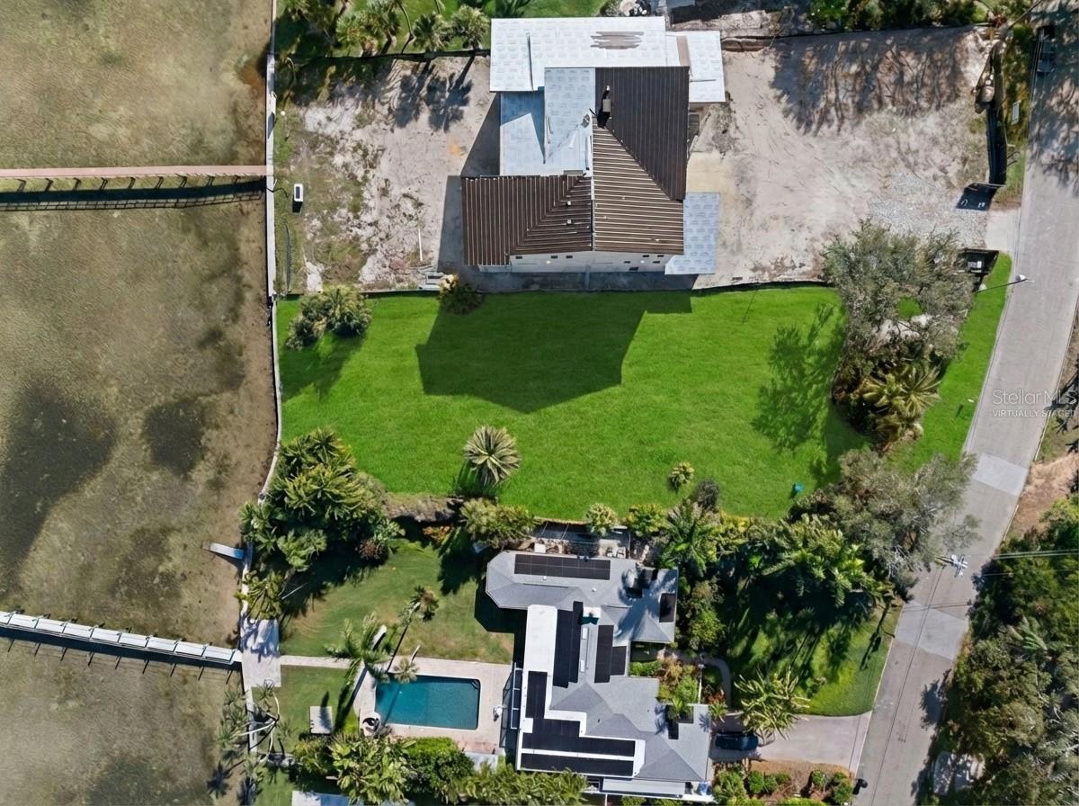 Virtually Staged Lawn.